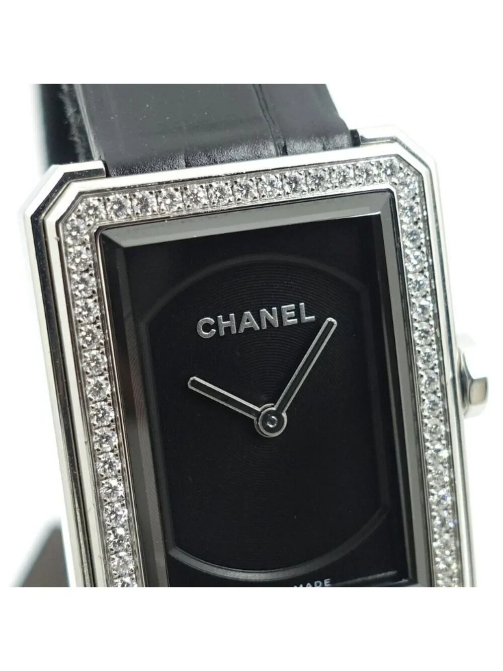Chanel Watch SS Black Dial Quartz